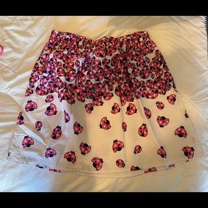 Lilly Pulitzer Ladybug Skirt, size MEDIUM